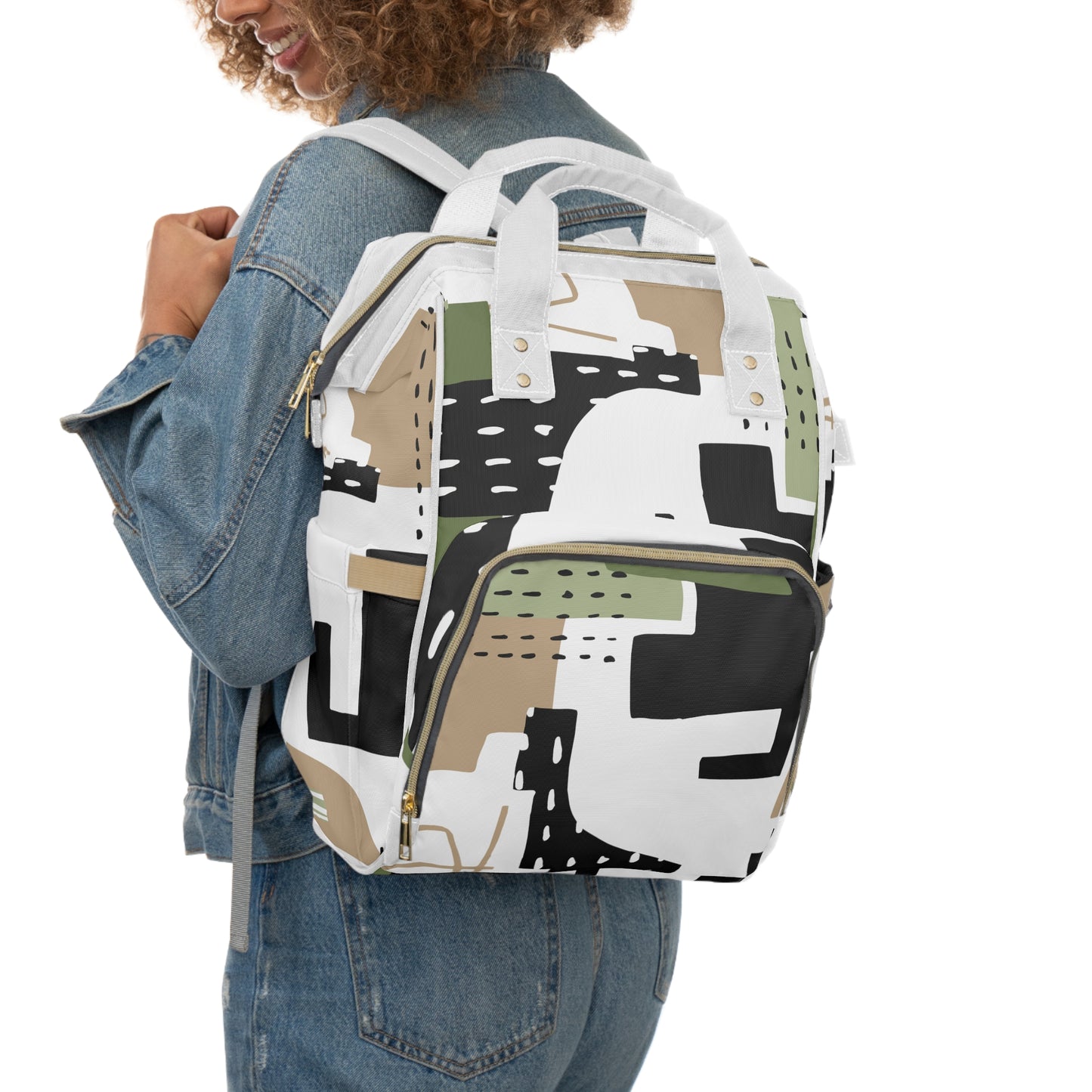 Geometric Multifunctional Backpack