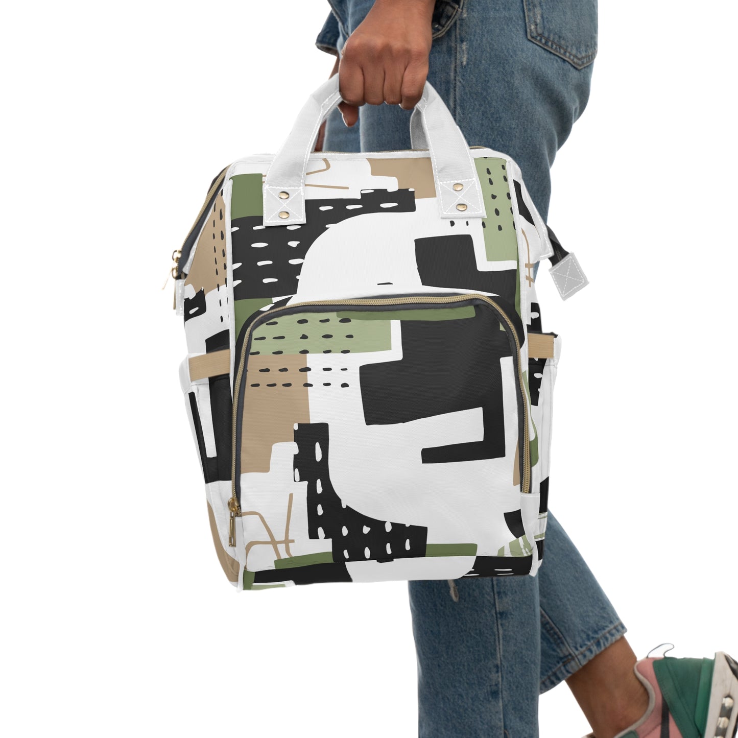 Geometric Multifunctional Backpack